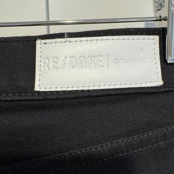Re/Done Originals Black Slim Straight Jeans Size 27 | 90s Vintage-Inspired - Picture 3 of 8